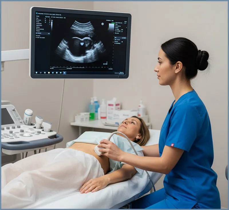 روند انجام سونوگرافی کلیه